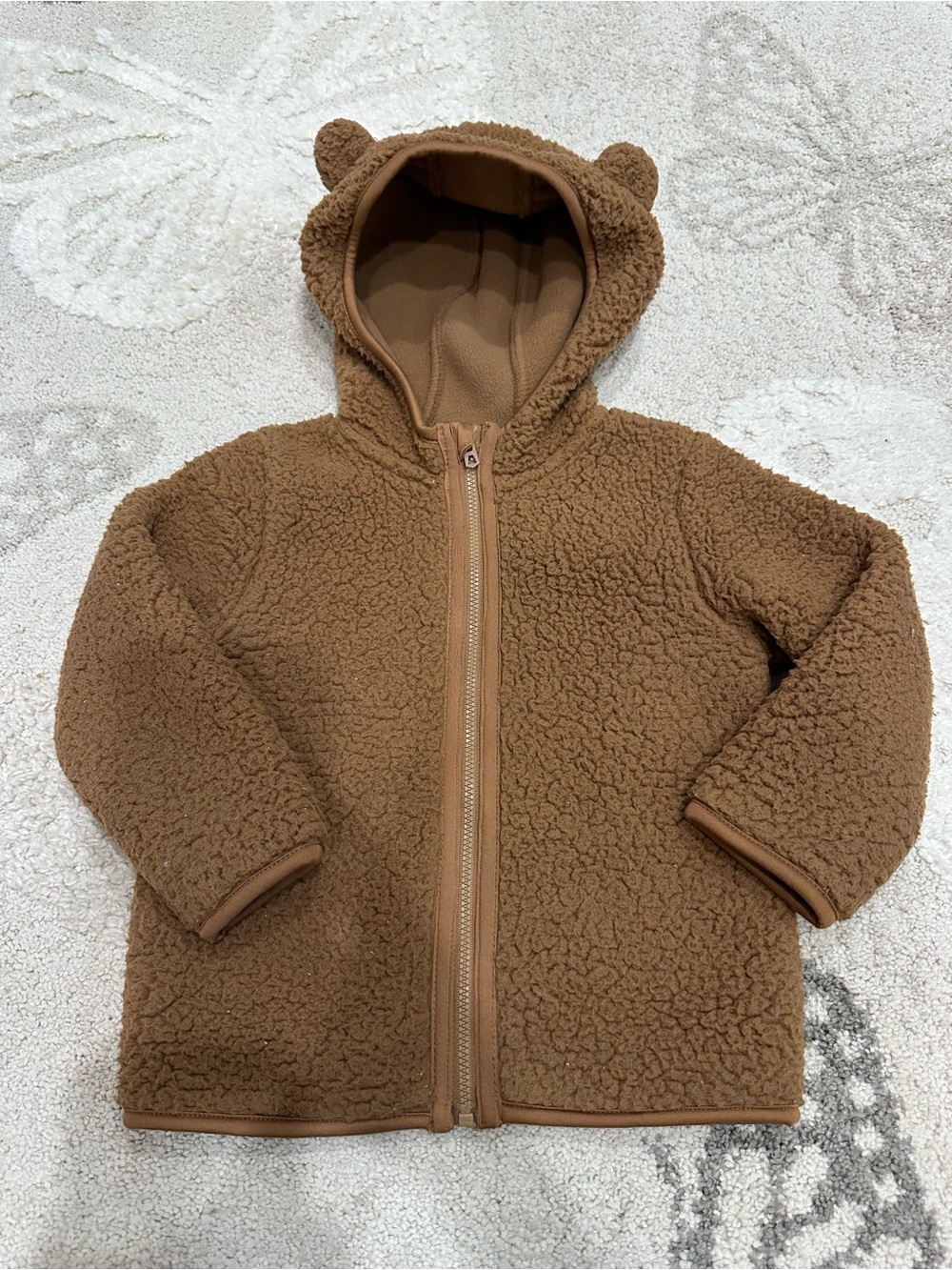 Cozy Joe Fresh Teddy Sherpa Fleece Zip-Up Jacket 18-24 Months
